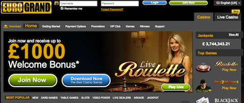 Eurogrand Casino Play Eurogrand Casino Now1